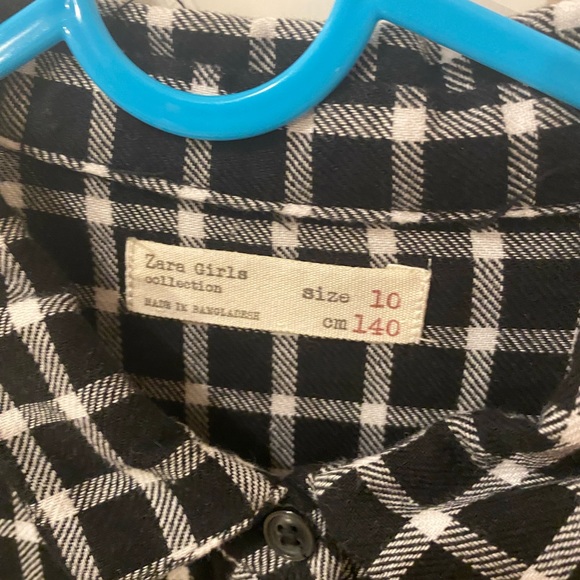 Zara girls plaid pattern dress - Picture 2 of 3